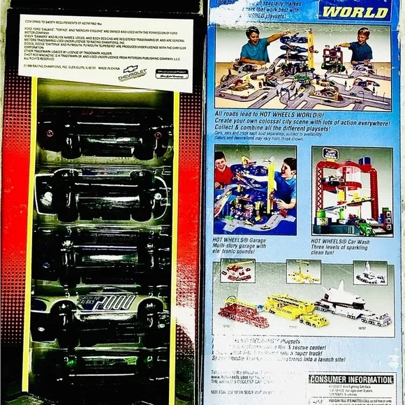 DONATED  Hot Wheels NEW Die cast Vintage Fire Fighter & Racing Street Wheels - Picture 5 of 14